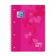 Caderno Oxford Espiral Pautado A4 Rosa